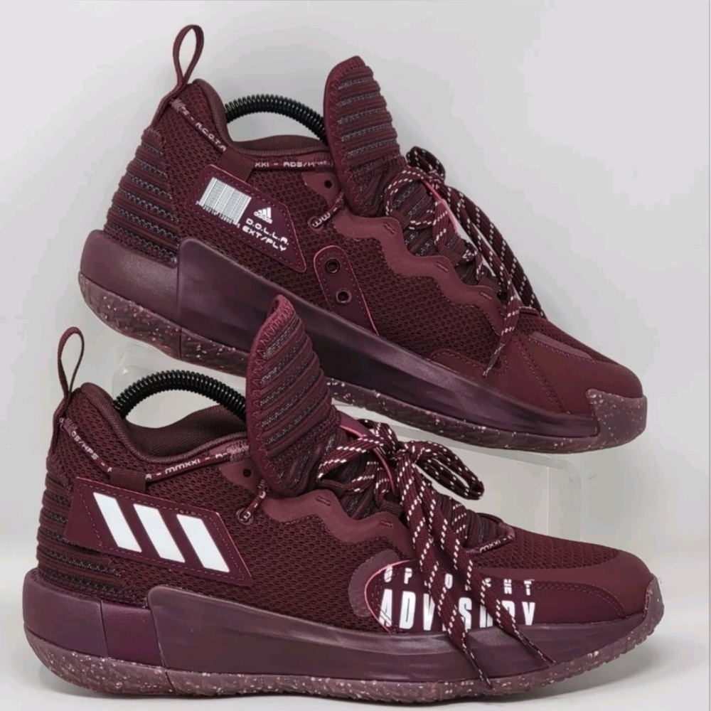 Adidas Dame 7 SM EXTPLY Opponent Advisory Core Maroon Men’s Size 7.5 New